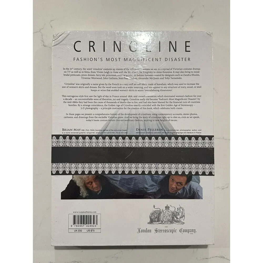 Crinoline Hard Back by Denis Pellerin, Brian May-QUEEN Rare Signed sealed Auto